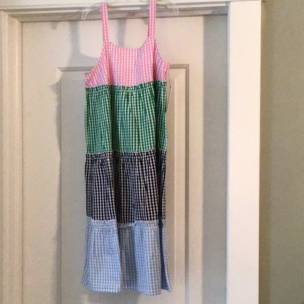 Girls Crown & Ivy (Belk) Sundress NWT 14 gingham